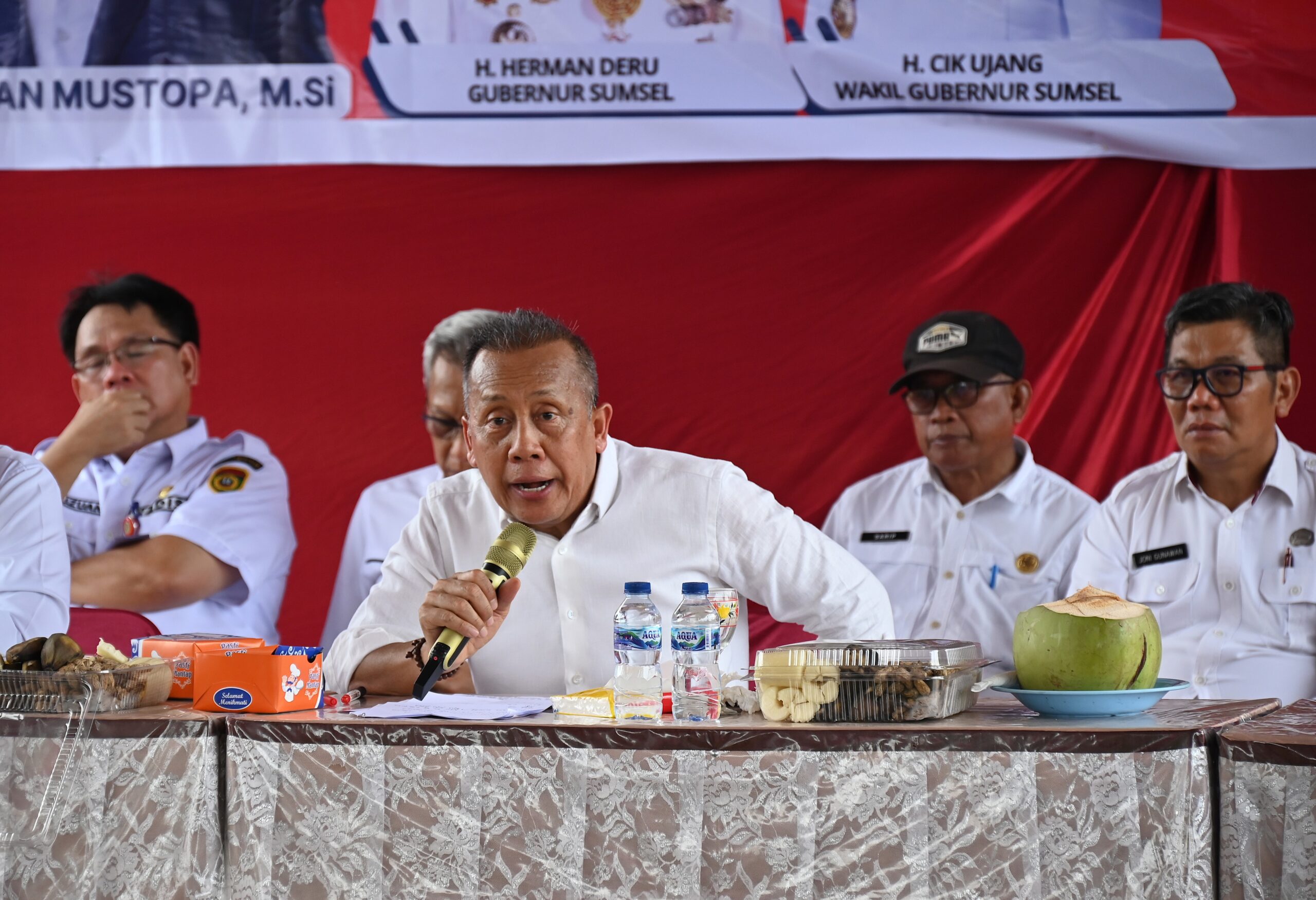 Wakil Ketua DPR RI Saan Mustopa dalam agenda Kunjungan Kerja Gabungan DPR RI ke Kantor Gubernur Provinsi Sumatera Selatan, Kota Palembang, Sumatera Selatan, Rabu (15/10/2025). Foto : Saum/Andri.
