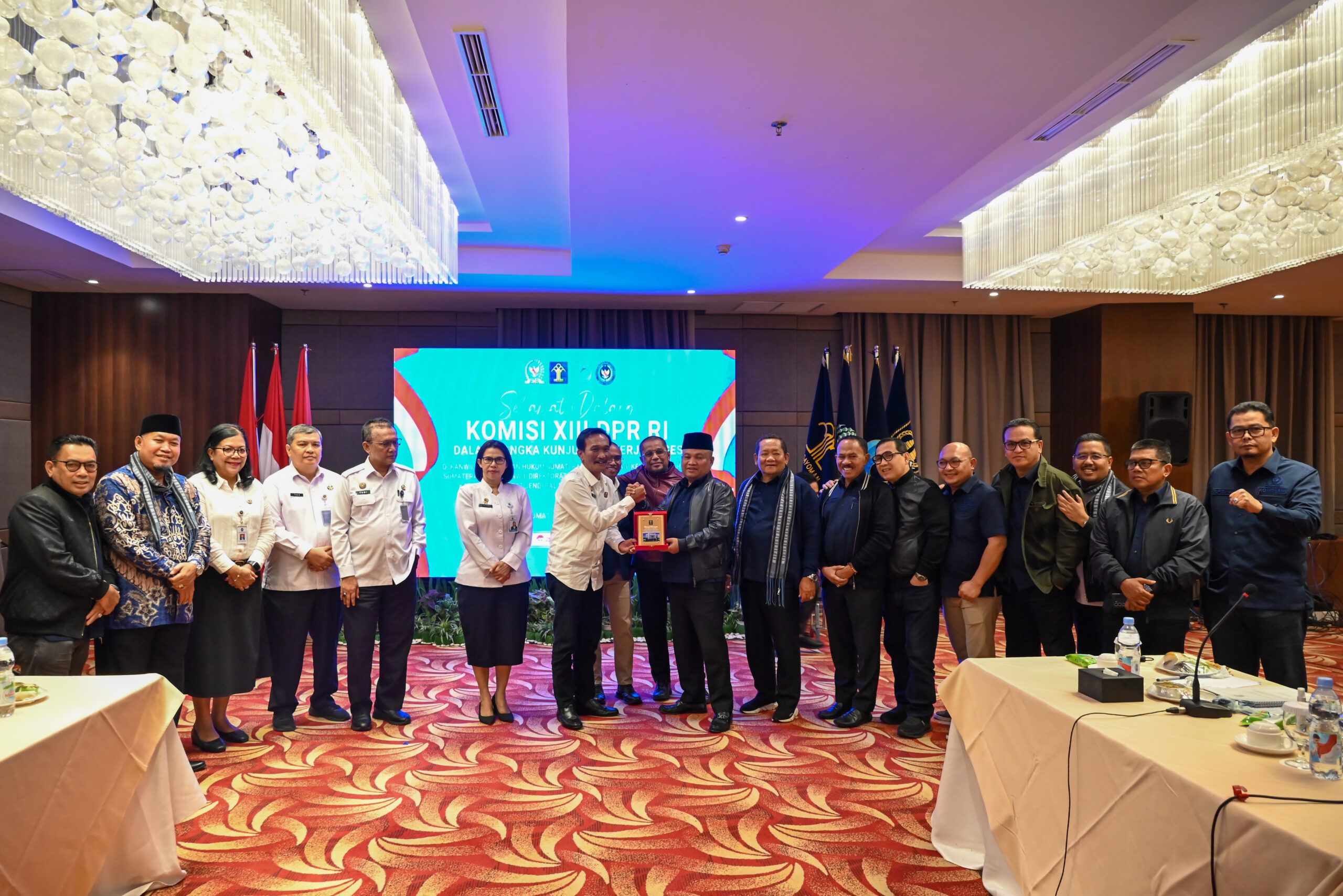Wakil Ketua Komisi XIII DPR RI Sugiat Santoso, dalam kunjungan kerja Komisi XIII DPR RI di Medan, Sumatera Utara, Jumat (03/10/2025). Foto: Nadya/vel.