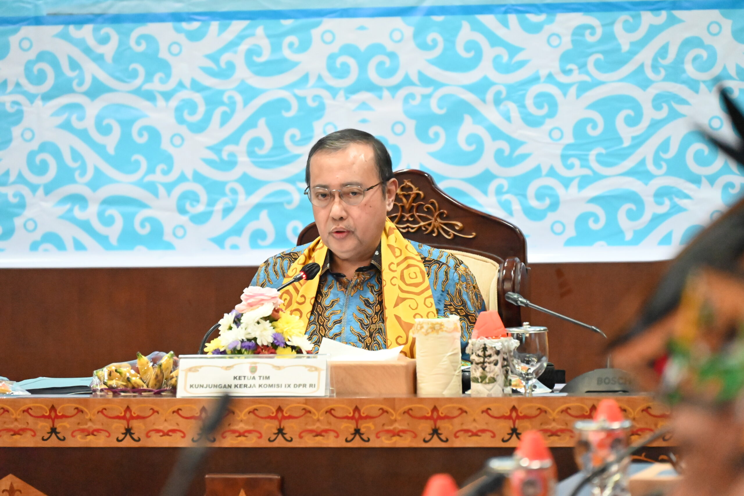 Wakil Ketua Komisi IX DPR RI Yahya Zaini dalam kunjungan kerja Komisi IX DPR RI ke Palangkaraya, Kalimantan Tengah, Senin (6/10/2025). Foto: Galuh/vel.
