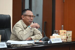Anggota Komisi I DPR RI, Junico Siahaan dalam Kunjungan Kerja Reses Komisi I DPR RI ke Kota Bandung, Provinsi Jawa Barat, Selasa (07/10/2025). Foto: Nadhen/vel.