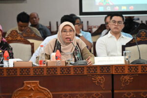 Anggota Komisi IX DPR RI Netty Prasetiyani dalam kunjungan kerja Komisi IX DPR RI di Palangkaraya. Foto: Galuh/vel.