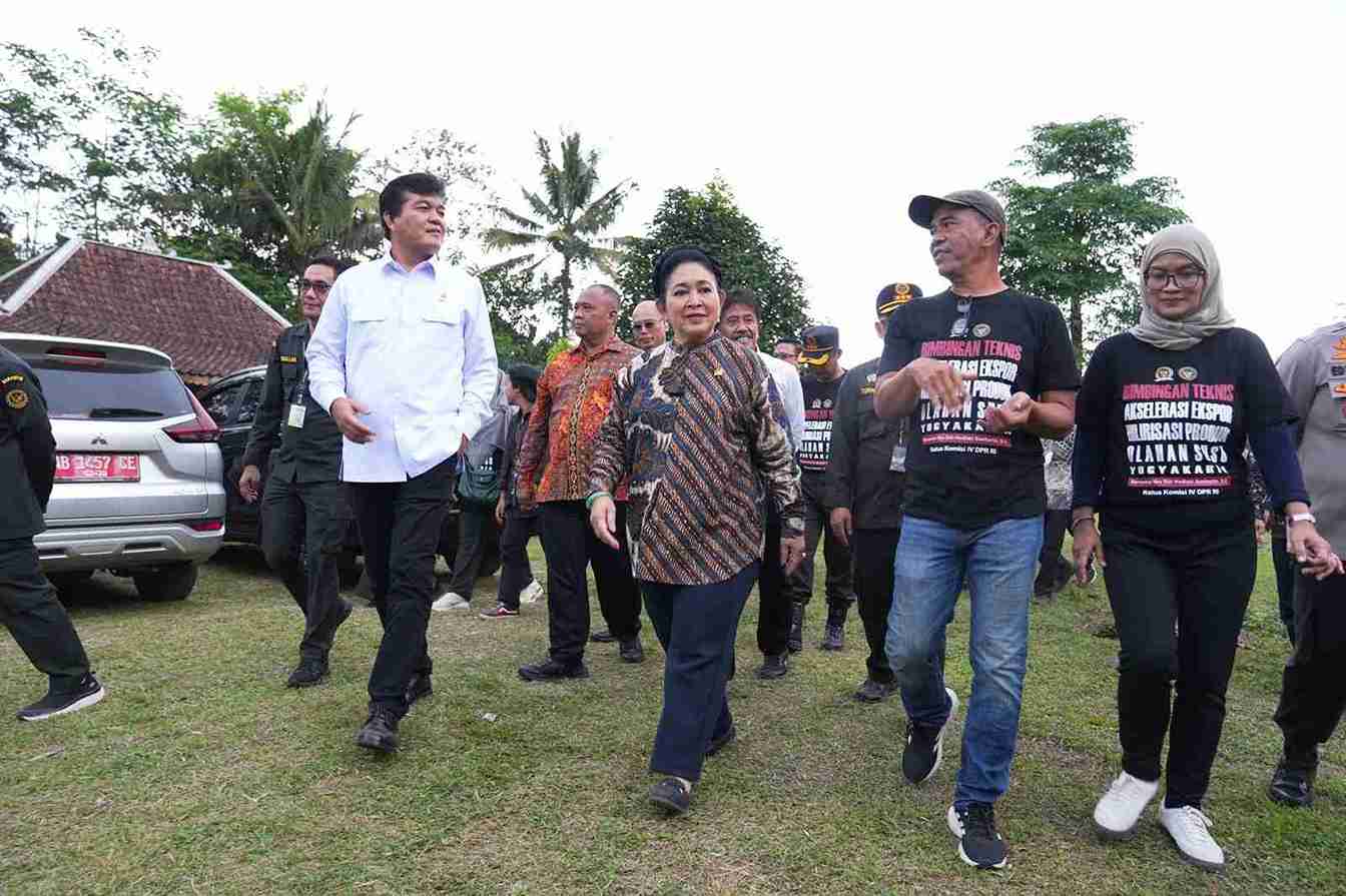 Ketua Komisi IV DPR RI Siti Hediati Hariyadi saat melakukan kunjungan kerja reses pribadi ke Kabupaten Sleman, Daerah Istimewa Yogyakarta, Kamis (9/10/2025). Foto : Ist/Andri.