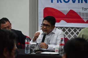 Anggota Komisi XII DPR RI Beniyanto saat pertemuan Panja Lingkungan Hidup Komisi XII di Banggai, Selasa (30/9/2025). Foto: Agung/vel.