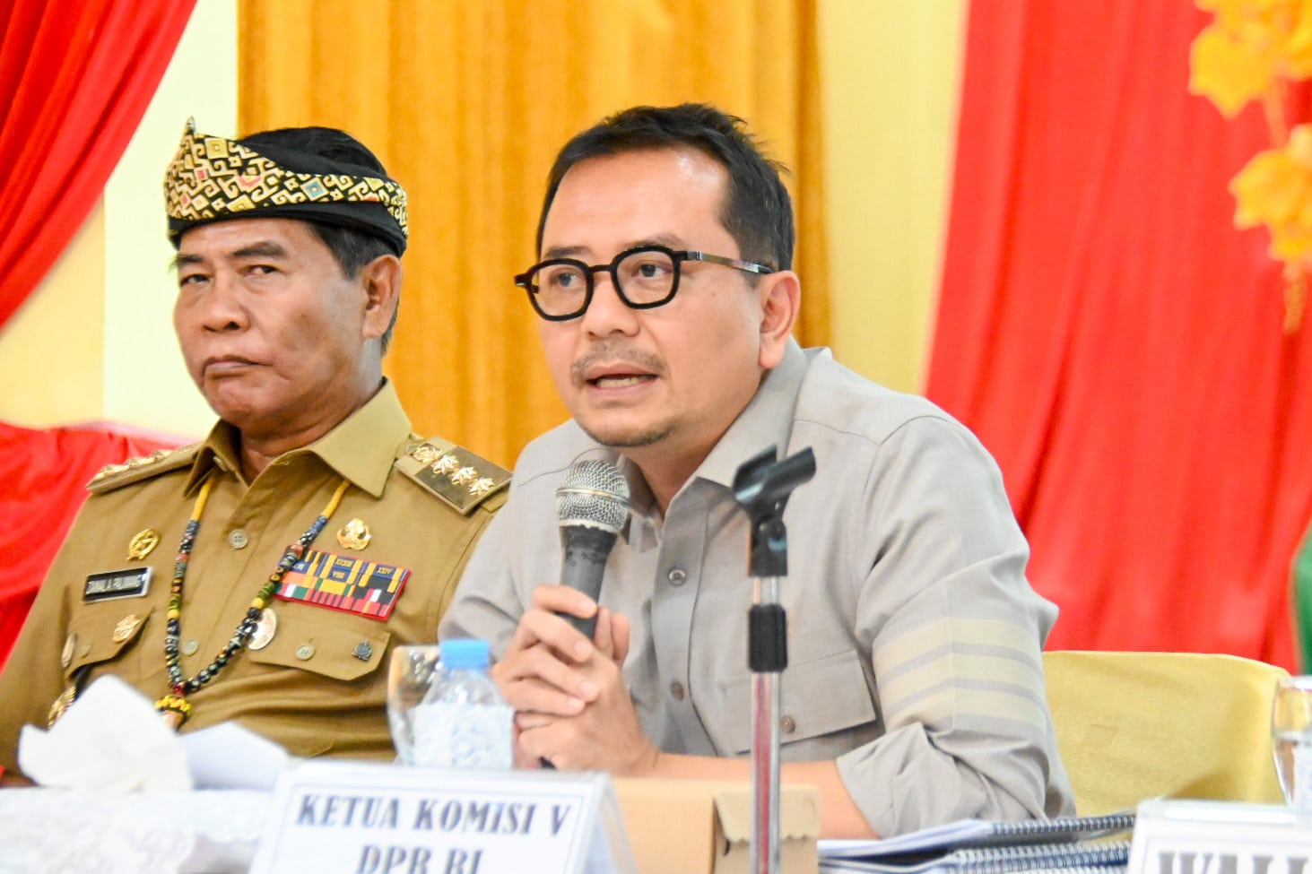 Wakil Ketua Komisi V DPR RI, Syaiful Huda saat memimpin kunjungan pengawasan di Tarakan, Kaltara, Senin (27/10/2025). Foto : Rdn/Andri.