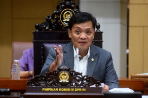Ketua Komisi III DPR RI Habiburokhman dalam forum Rapat Dengar Pendapat Umum (RDPU) Komisi III bersama Aliansi Mahasiswa Nusantara di Gedung Nusantara II, Senayan, Jakarta Pusat, Rabu (15/10/2025). Foto: Dep/vel.