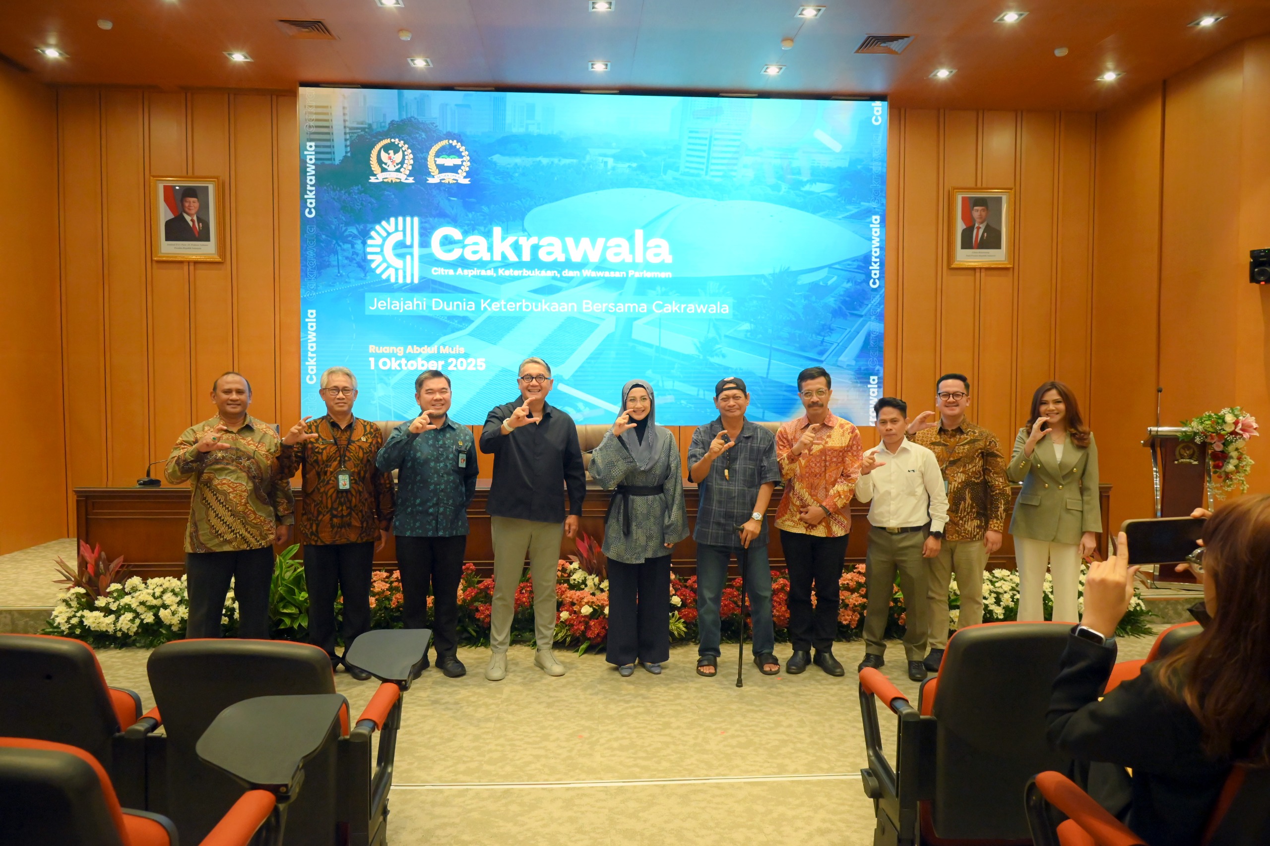 Anggota DPR RI Desi Ratnasari saat peluncuran aplikasi Cakrawala di Gedung Nusantara, DPR RI, Senayan, Jakarta, Rabu (1/10/2025). Foto: Mentari/vel