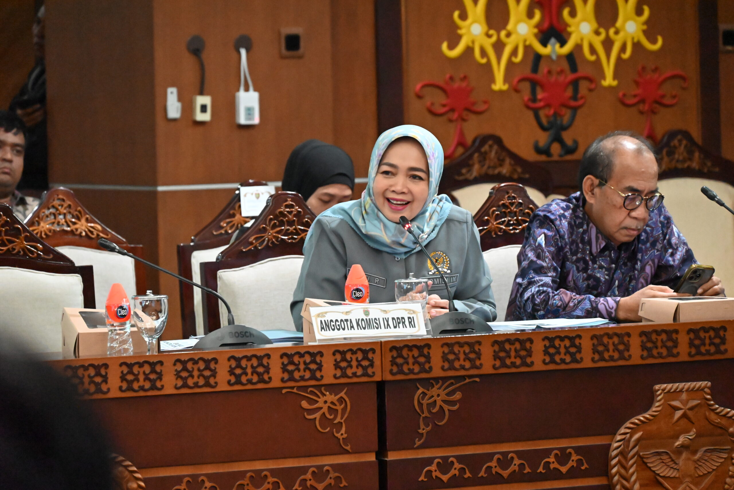 Anggota Komisi IX DPR RI Teti Rohatiningsih saat melakukan kunjungan kerja reses ke Palangkaraya, Kalimantan Tengah, Senin (6/10/2025). Foto: Galuh/vel.