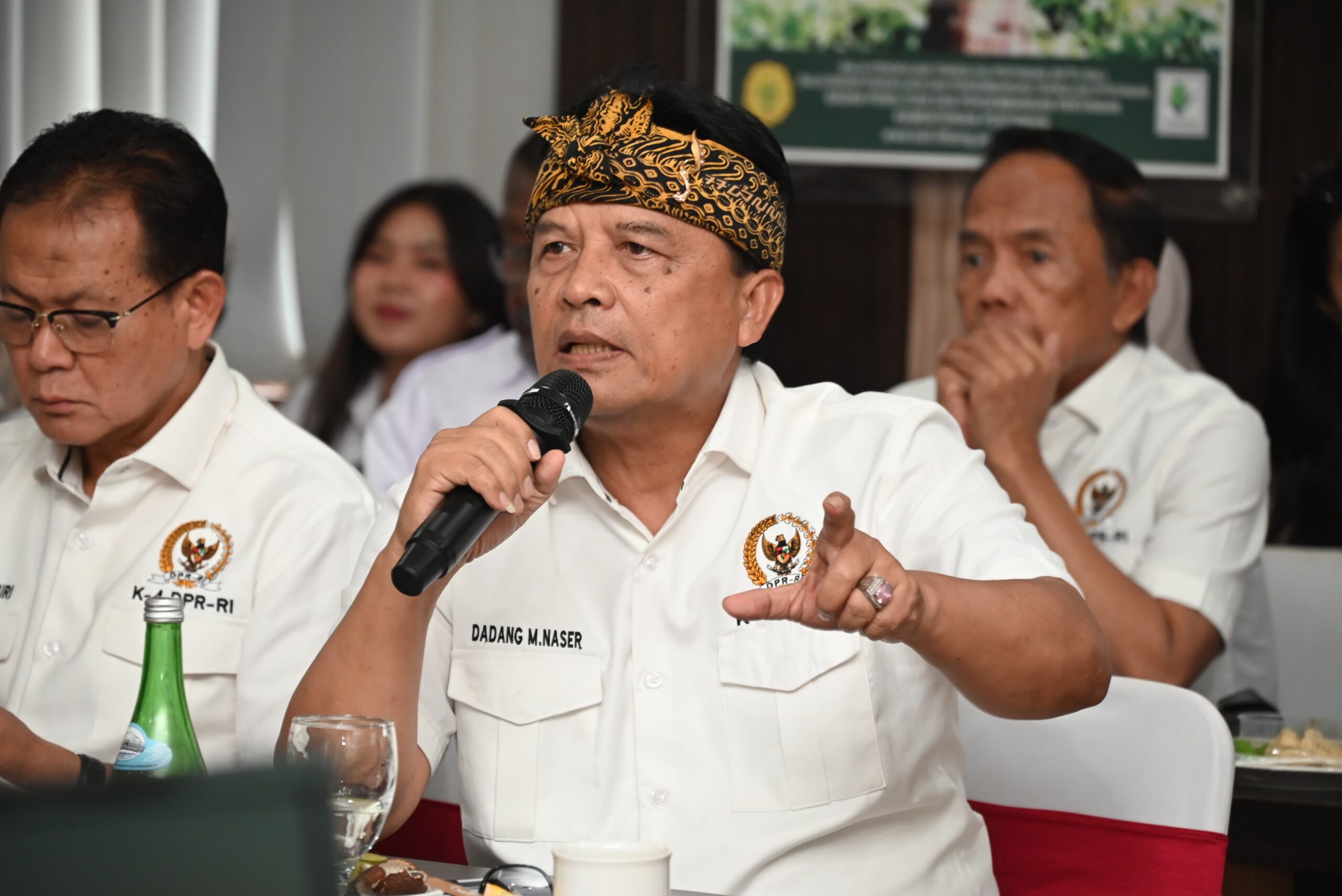 Anggota Komisi IV DPR RI, Dadang M. Naser, saat Kunjungan Kerja Komisi IV DPR RI Masa Sidang II Tahun Sidang 2025–2026, ke Provinsi Bali, Jumat (21/11/2025). Foto: Eko/vel.