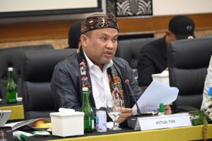 Wakil Ketua Komisi XIII DPR RI Sugiat Santoso saat memimpin langsung Tim Komisi XIII DPR RI dalam kunjungan kerja spesifik ke Kantor Wilayah Kemenkumham Provinsi Jawa Barat, Kamis (6/11/2025). Foto : We/Andri.