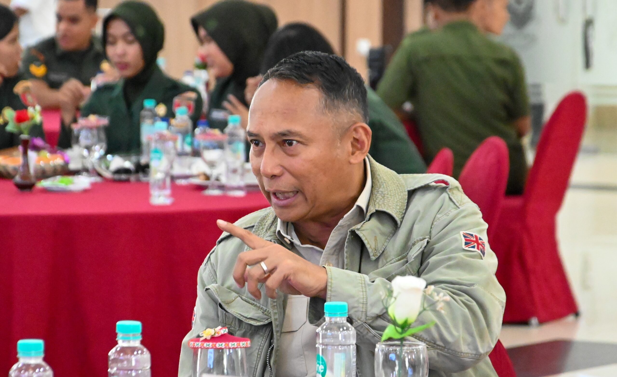Anggota Komisi I Junico B.P. Siahaan di sela-sela Kunjungan Kerja Spesifik Komisi I ke Kodam VI/Mulawarman, Balikpapan, Kalimantan Timur, Rabu (12/11/2025). Foto : Ndy/Andri