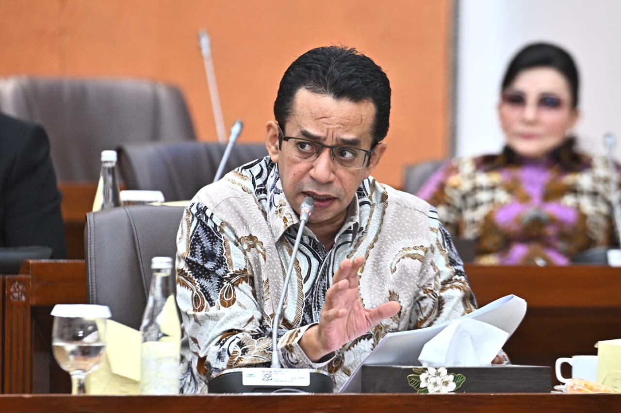 Anggota Komisi VI DPR RI Rizal Bawazier dalam agenda Rapat Dengar Pendapat Komisi VI DPR RI dengan PT Freeport di Gedung Nusantara I, Senayan, Jakarta, Senin (24/11/2025). Foto : Farhan/Andri.