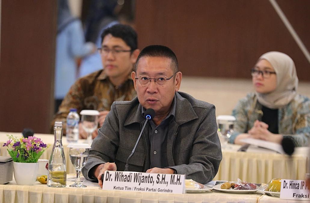 Tim Kunker Banggar DPR RI dipimpin Wakil Ketua Banggar DPR RI Wihadi Wijanto saat memimpin pertemuan di Provinsi Sumatera Utara, Rabu (12/11/2025). Foto: tvr/vel.