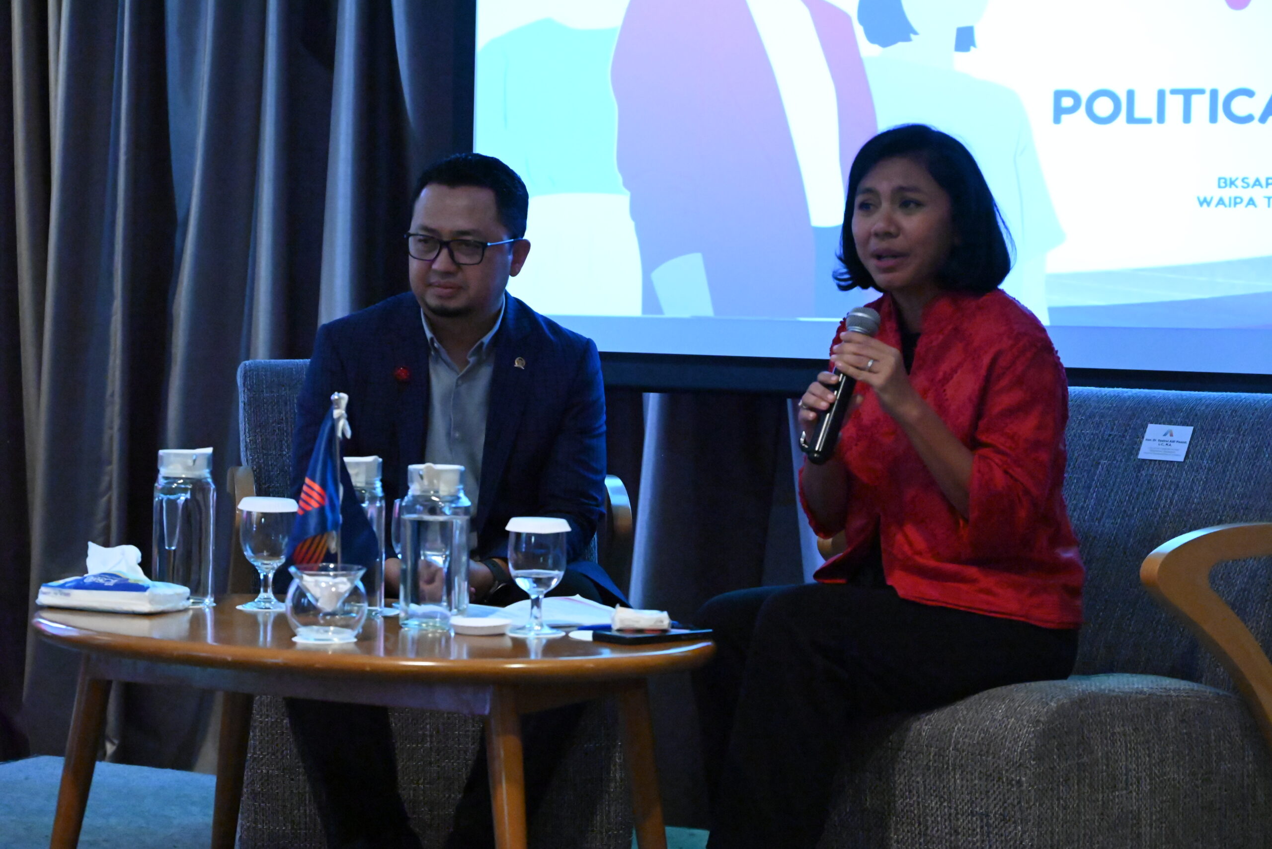 Wakil Ketua BKSAP DPR RI sekaligus Ketua WAIPA 2023, Irine Yusiana Roba Putri, saat membuka forum WAIPA Townhall 2025 di Bogor, Selasa, (25/11/2025). Foto: Ubed/vel.