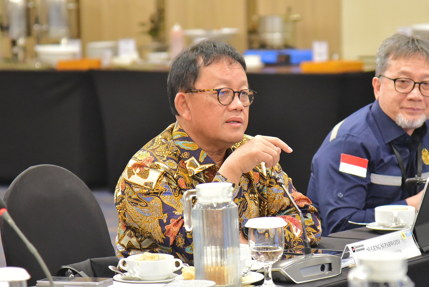 Wakil Ketua Komisi XII DPR RI Sugeng Suparwoto saat memimpin Kunjungan Kerja Spesifik (Kunspek) Komisi XII DPR RI ke Kota Palembang, Sumatera Selatan, Jumat (21/11/2025). Foto: Eki/vel.