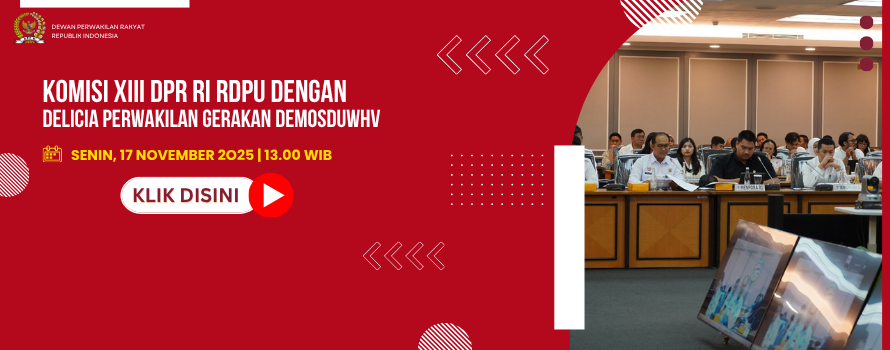 KOMISI XIII DPR RI RDPU DENGAN DELICIA PERWAKILAN GERAKAN DEMOSDUWHV (1)