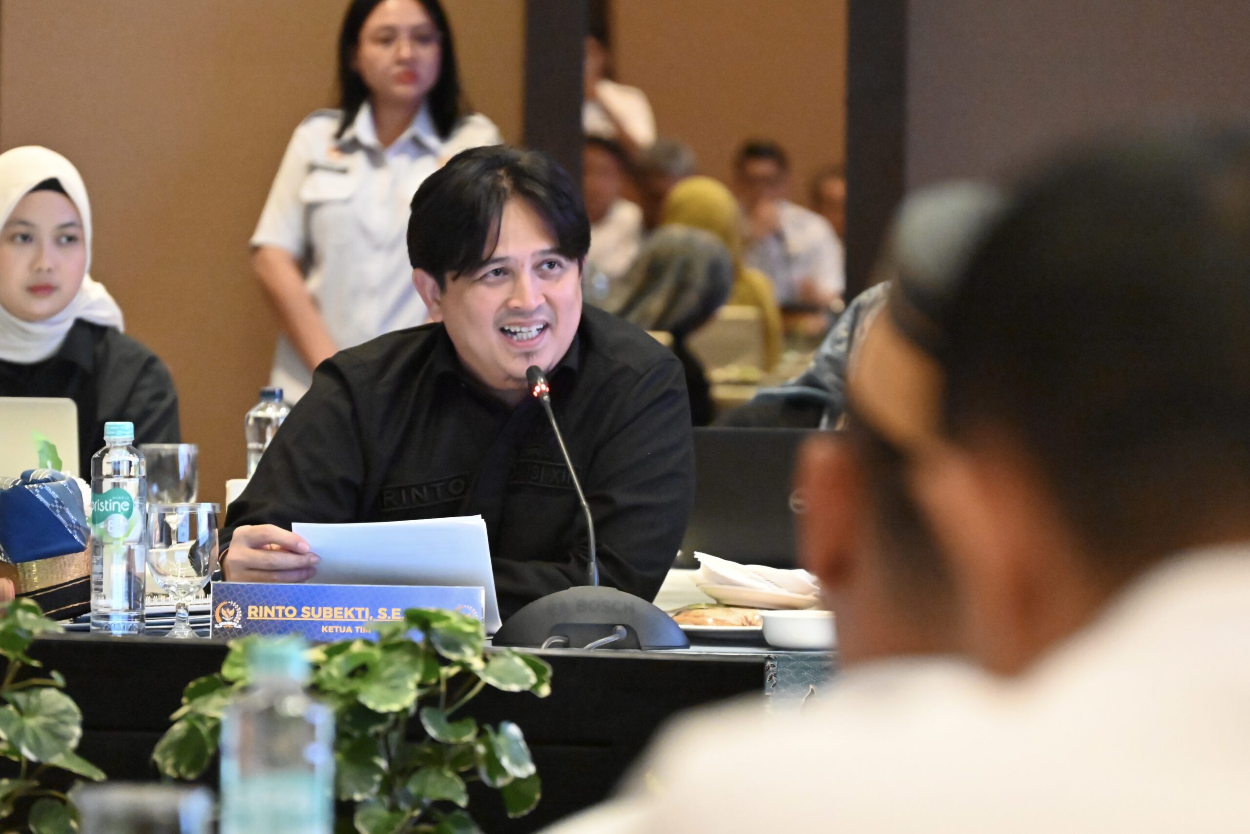 Wakil Ketua Komisi XIII DPR RI, Rinto Subekti, saat memimpin kunjungan kerja reses Komisi XIII ke Makassar, Sulawesi Selatan, Kamis (11/12/2025). Foto: Yasmin/vel.