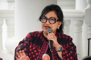 Wakil Ketua Komisi VII DPR RI Evita Nursanty dalam Kunjungan Kerja Reses Komisi VII ke Padang Pariaman, Sumatera Barat, Senin, (22/12/2025). Foto : Ndy/Andri.