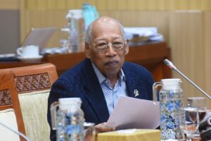 Anggota Komisi III DPR RI I Wayan Sudirta saat mengikuti Rapat Panitia Kerja (Panja) Reformasi Kepolisian RI, Kejaksaan RI, dan Pengadilan. Foto: Dep/vel.