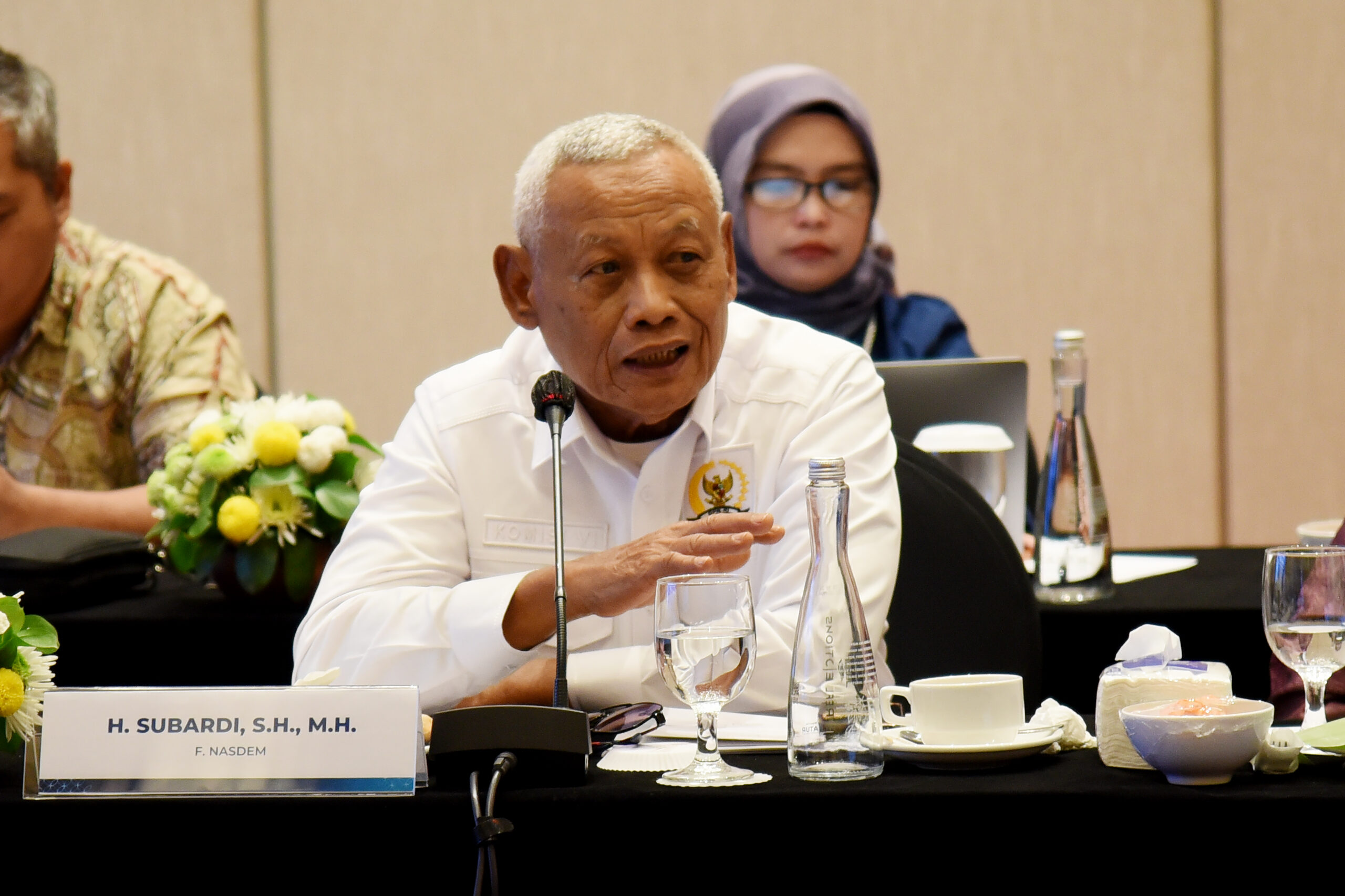 Anggota Komisi VI DPR RI, Subardi saat mengikuti Kunjungan Kerja Reses Komisi VI DPR RI di Yogyakarta, Kamis (11/12/2025). Foto: Kiki/Arifman.