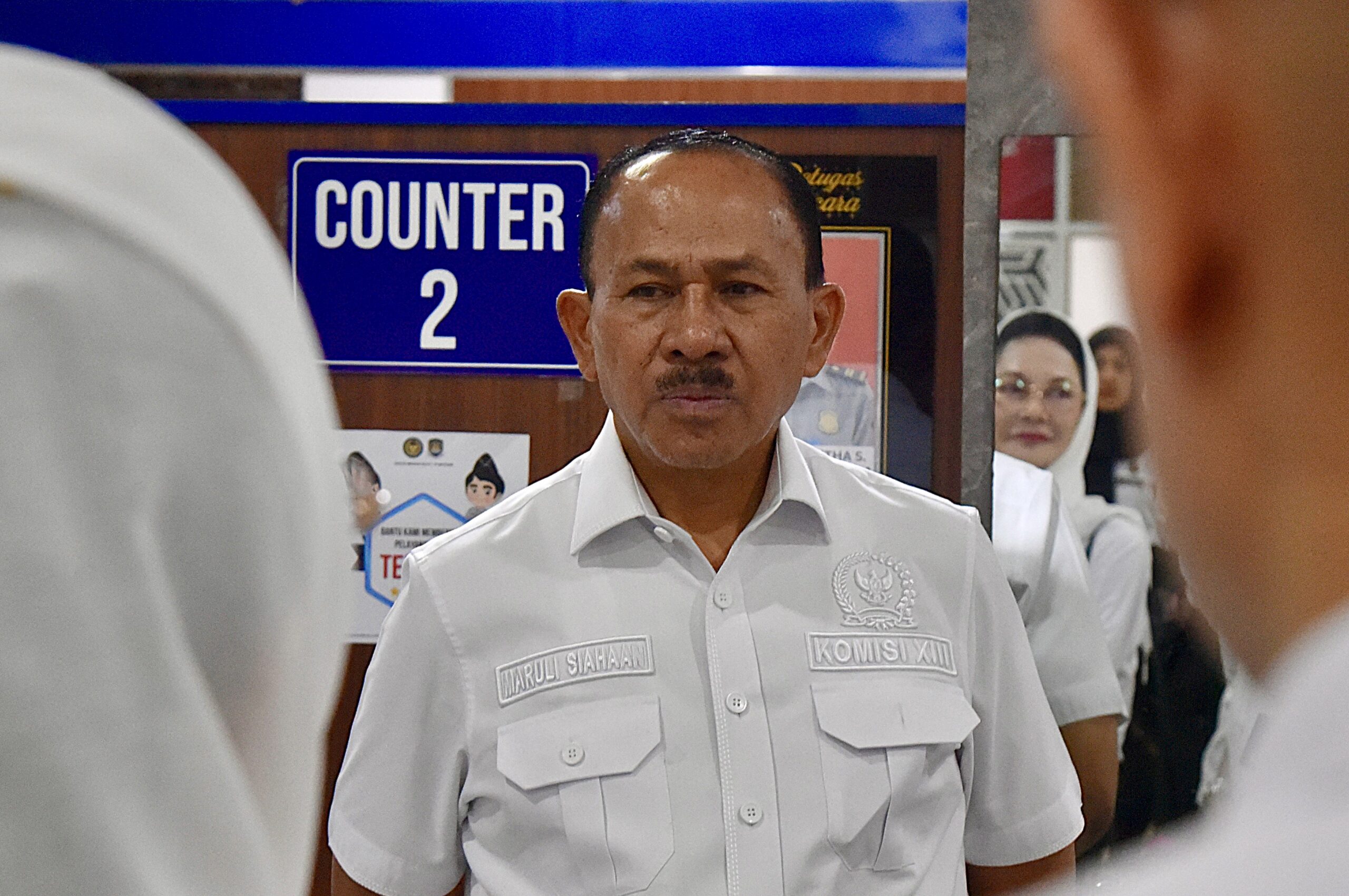 Anggota Komisi XIII DPR Maruli saat kunjungan kerja reses Komisi XIII di NTB, Rabu (10/12/2025). Foto : Blf/Andri.