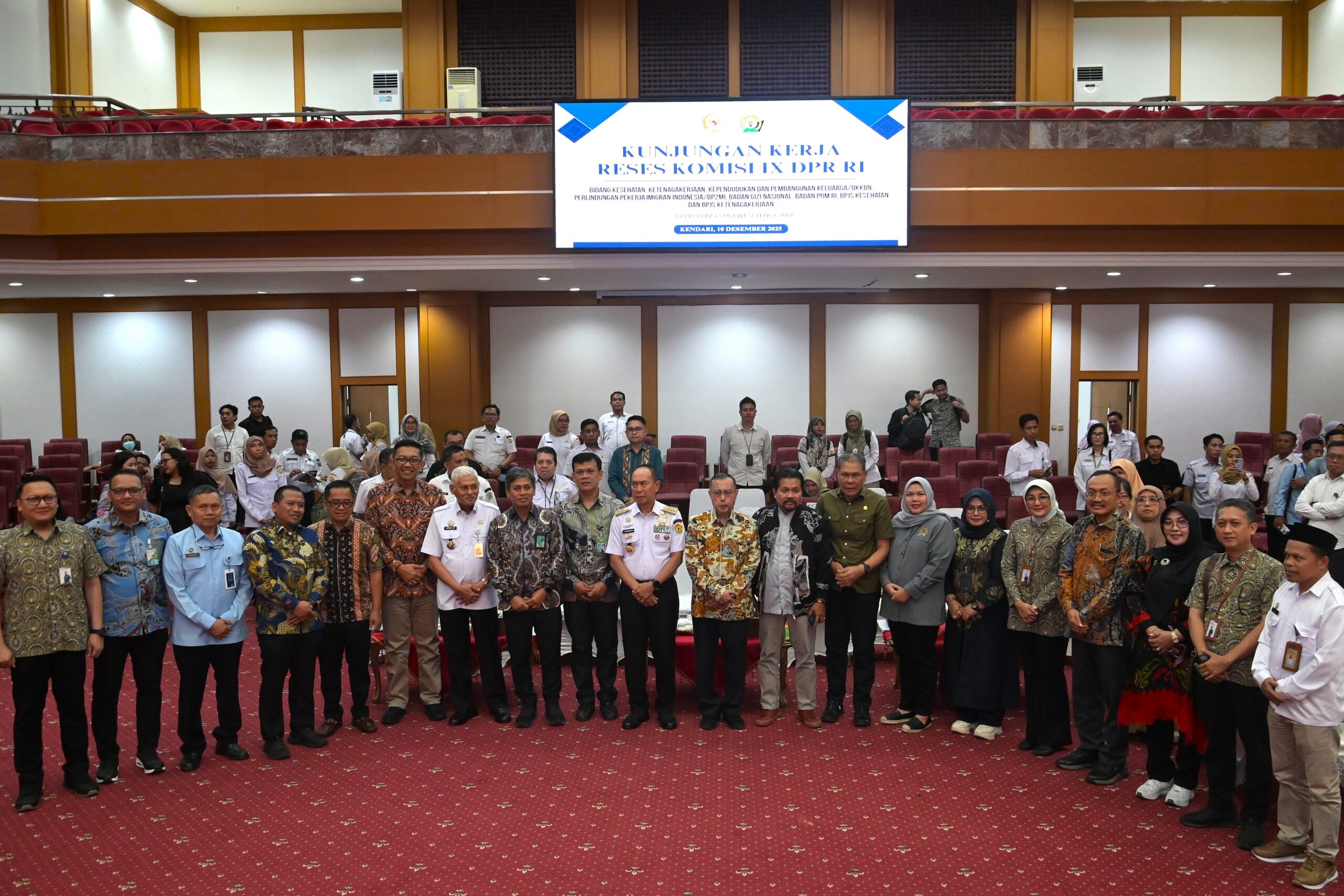 Wakil Ketua Komisi IX DPR RI, Yahya Zaini saat Kunjungan Kerja Reses Komisi IX DPR RI ke Kendari, Sulawesi Tenggara, Rabu, (10/12/2025). Foto: Ubaid/Mahendra.