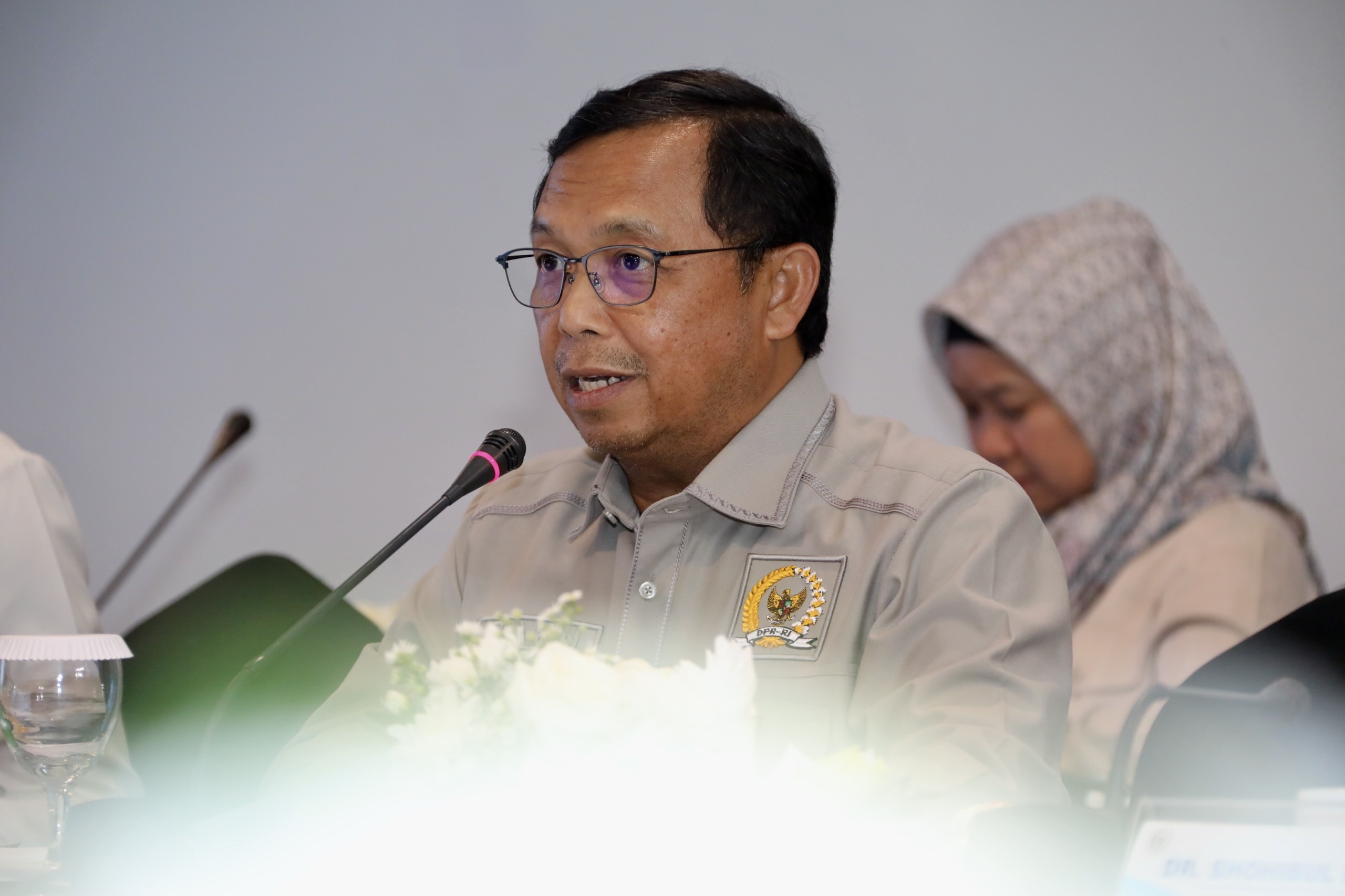 Anggota Komisi VI DPR RI, Herman Khaeron saat memimpin kunjungan kerja di Pangkalpinang, Provinsi Kepulauan Bangka Belitung, Kamis, (27/11/2025). Foto : Upi/Andri