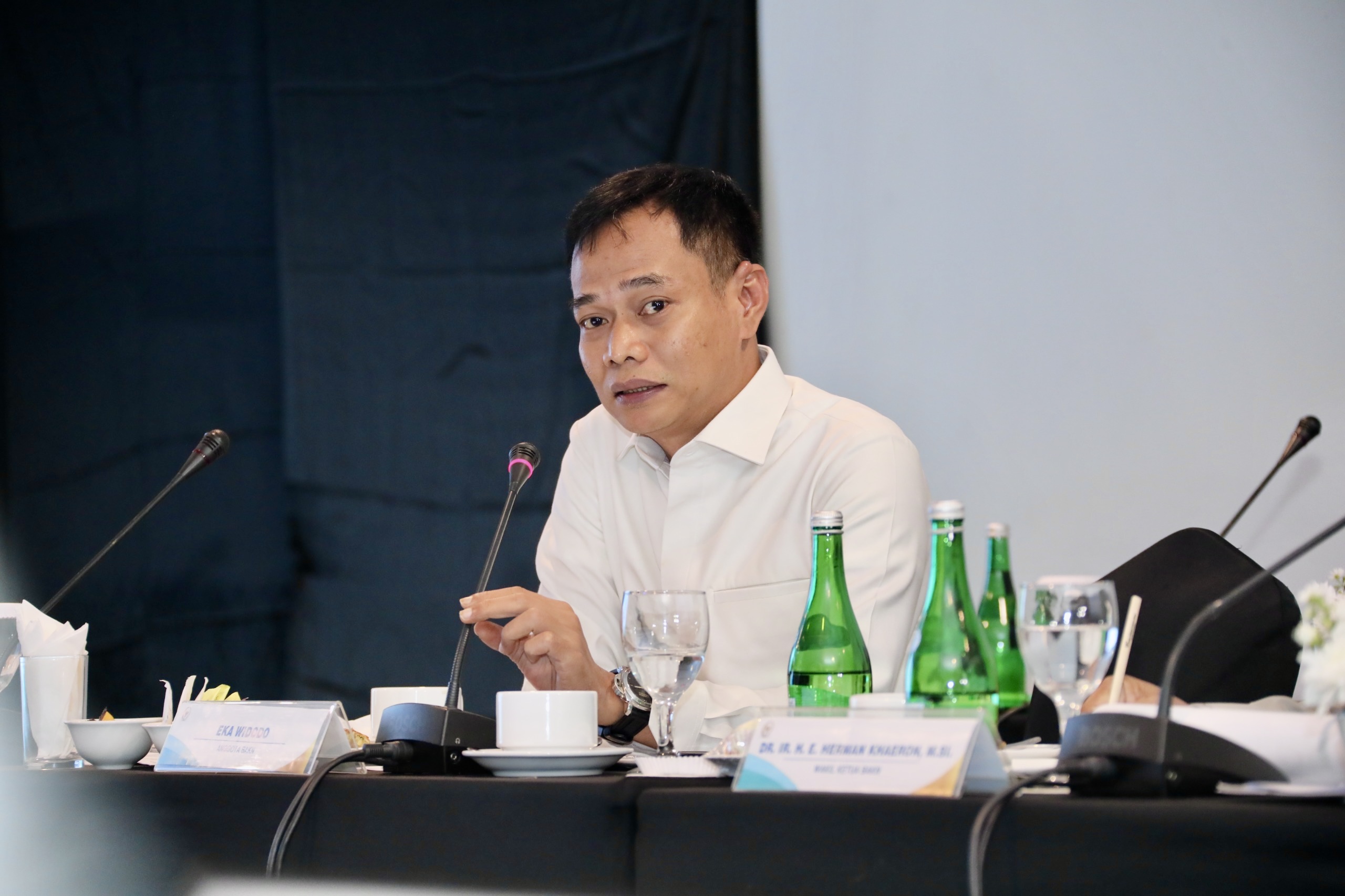 Anggota Badan Akuntabilitas Keuangan Negara (BAKN) DPR RI, Eka Widodo saat mengikuti kunjungan kerja di Pangkal Pinang, Provinsi Kepulauan Bangka Belitung, Kamis, (27/11/2025). Foto : Upi/Andri