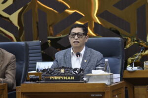 Ketua Badan Legislasi (Baleg) DPR RI Bob Hasan saat Rapat Pleno Pengambilan Keputusan Harmonisasi RUU PSDK di Gedung Nusantara I DPR RI, Senayan, Jakarta, Kamis (4/12/2025). Foto : Munchen/Han.
