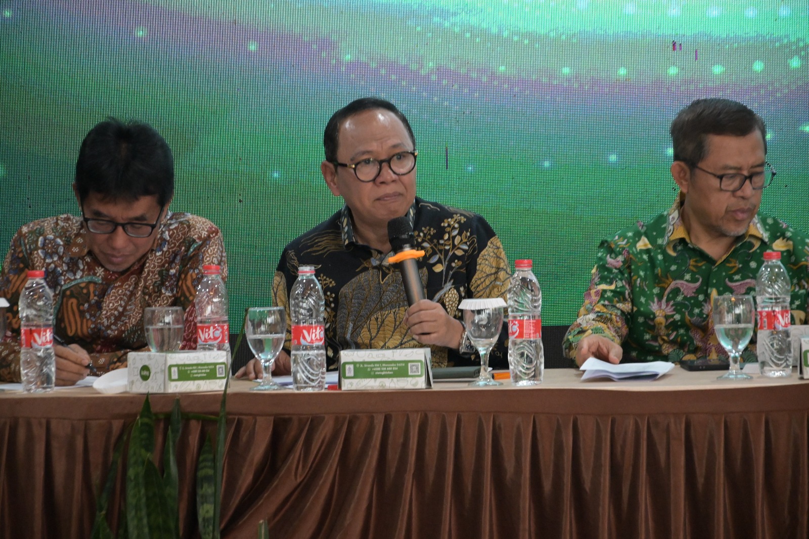 Wakil Ketua Badan Aspirasi Masyarakat (BAM) DPR RI dari Fraksi Partai Kebangkitan Bangsa (PKB), Taufiq R. Abdullah saat menghadiri Festival Aspirasi Masyarakat di Dieng, Banjarnegara, Senin (1/12/2025). Foto: Estu/oji.