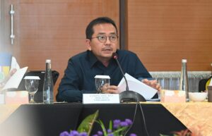 Wakil Ketua Komisi V DPR RI Syaiful Huda saat Kunjungan Kerja Spesifik Komisi V DPR RI ke Kantor Jasa Marga Cabang Palikanci, Cirebon, Kamis (15/1/2026). Foto : Ndn/Andri.