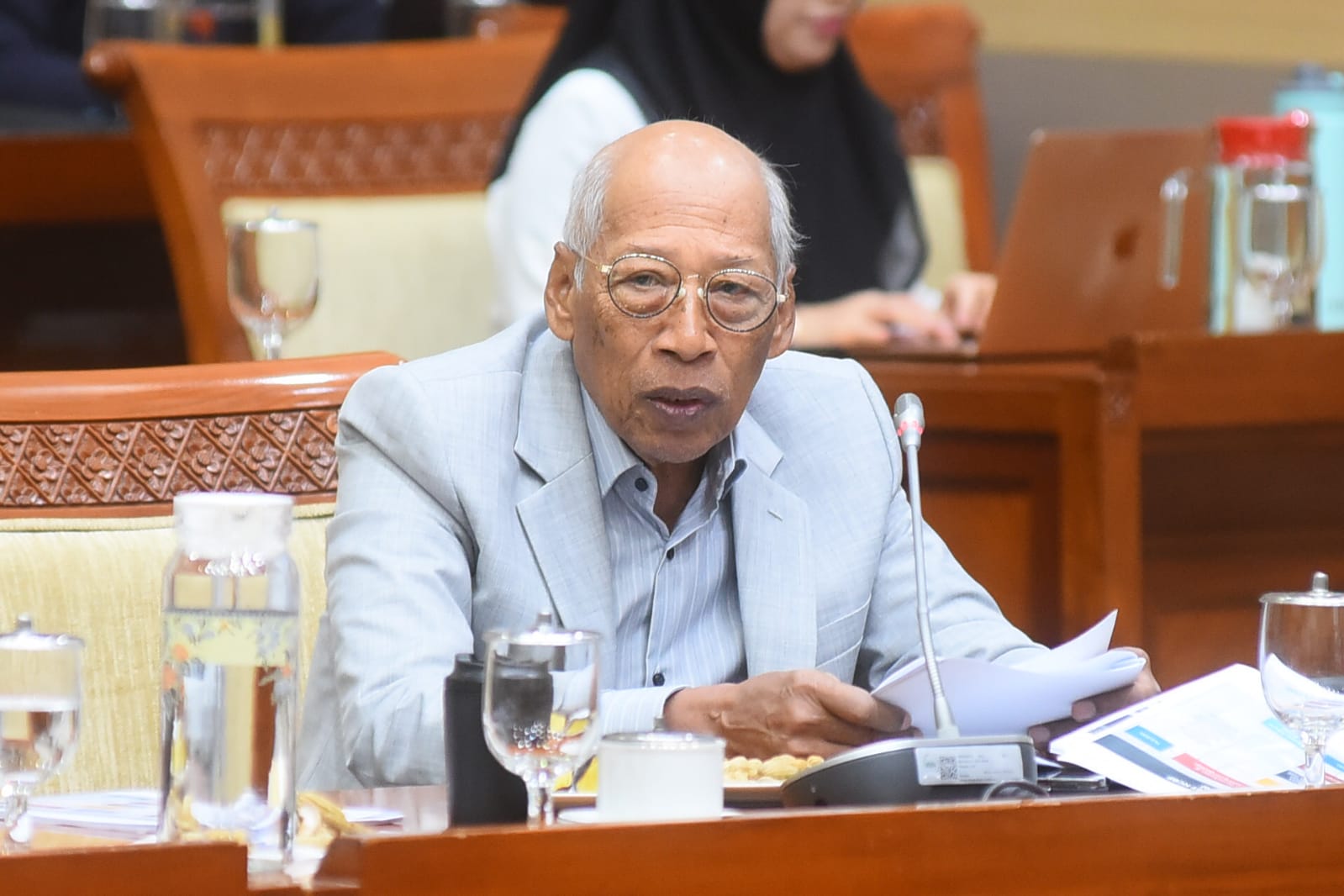 Anggota Komisi III DPR RI I Wayan Sudirta dalam Rapat Dengar Pendapat (RDP) Komisi III DPR RI bersama Badan Keahlian DPR RI, Kamis (15/01/2026), di Kompleks Parlemen, Senayan. Foto : Anne/Andri.