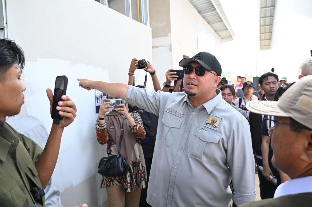 Wakil Ketua Komisi VI DPR RI Andre Rosiade saat memimpin Kunjungan Kerja Spesifik Komisi VI ke Padang, Sumatera Barat, Kamis (22/1/2026). Foto : Opan/Andri.