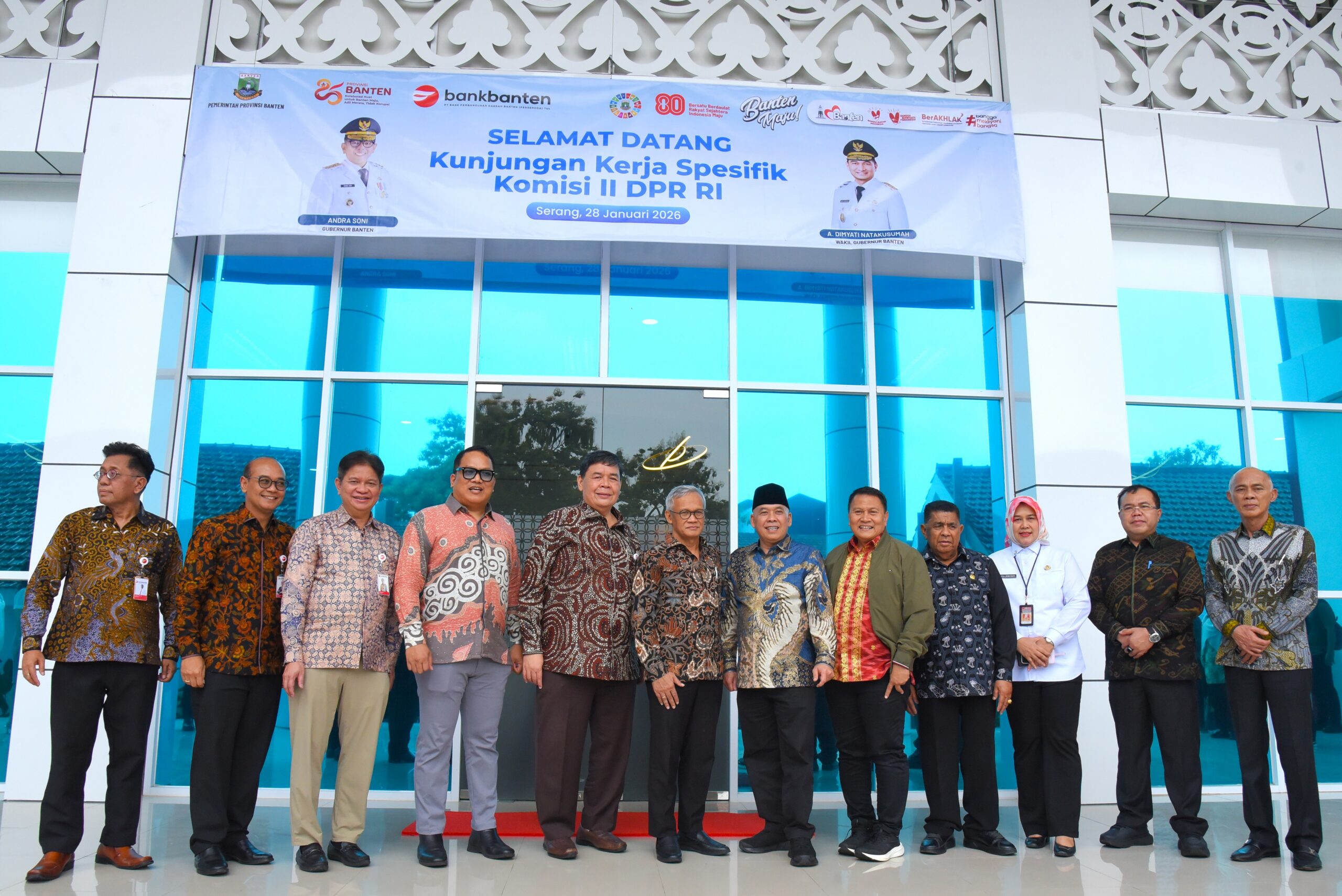 Anggota Komisi II DPR RI, Mardani Ali Sera dalam Kunjungan Kerja Spesifik Komisi II DPR RI ke Serang, Banten, Rabu (28/1/2026). Foto: skr/Mahendra.