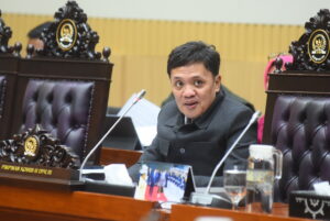 Ketua Komisi III DPR RI, Habiburokhman dalam Rapat Dengar Pendapat Umum (RDPU) Komisi III DPR RI dengan kuasa hukum Arifin Gandawijaya di Gedung Nusantara II, Kompleks Parlemen, Senayan, Jakarta pada Senin (19/1/2025). Foto: Dep/Mahendra.