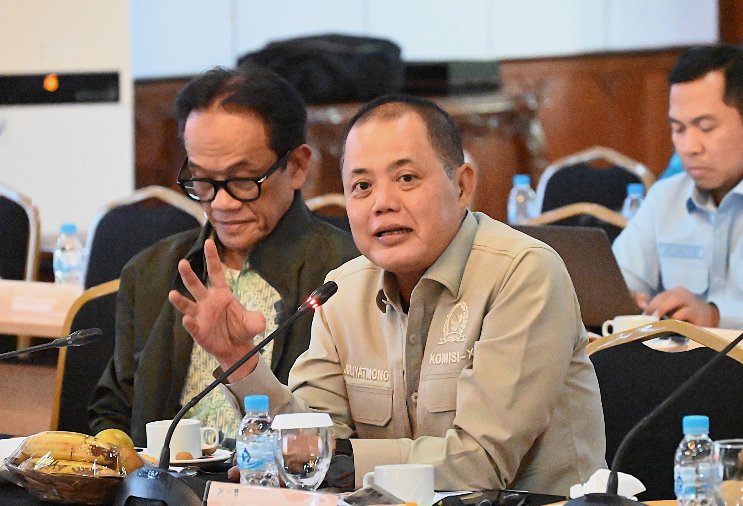 Anggota Komisi X DPR RI Juliyatmono dalam agenda Kunjungan Kerja Spesifik Komisi X DPR RI ke Kantor Walikota Surakarta, Kota Surakarta, Jawa Tengah, Kamis (29/1/2026). Foto : Um/Andri.