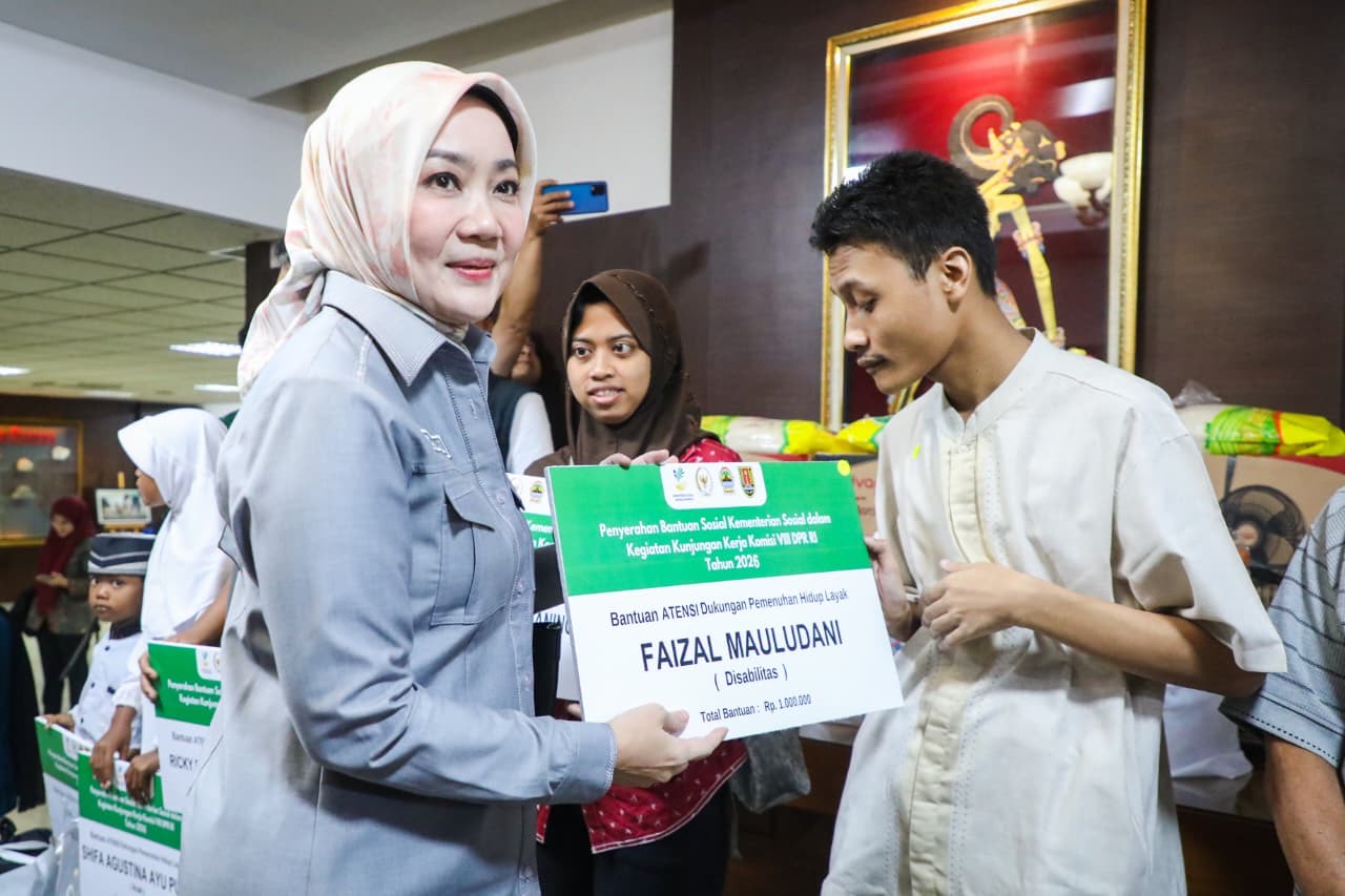 Anggota Komisi VIII DPR RI, Atalia Praratya saat kunjungan kerja spesifik Komisi VIII DPR RI ke Semarang, Jawa Tengah, Kamis (22/1/2026). Foto: uf/Mahendra.