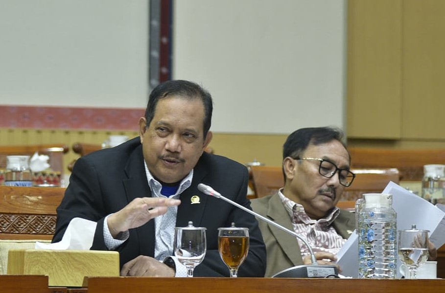 Anggota Komisi III DPR RI, Rikwanto dalam Rapat Kerja Komisi III DPR RI dengan Ketua KPK di Ruang Rapat Komisi III, Kompleks Parlemen, Senayan, Jakarta, Rabu (28/1/2026). Foto : Mu/Andri.