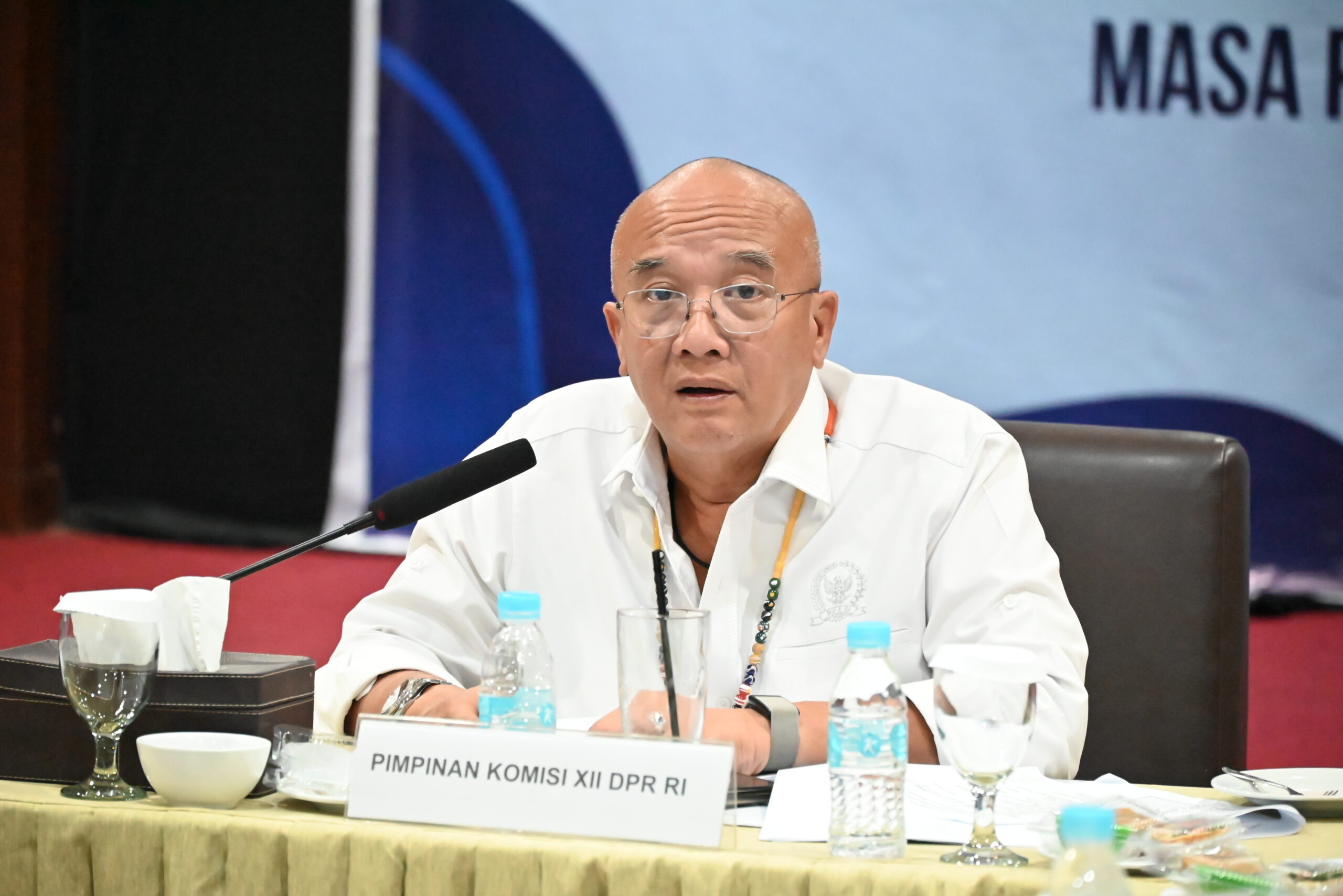 Wakil Ketua Komisi XII DPR RI, Dony Maryadi Oekon saat Kunjungan Kerja Spesifik di Tarakan, Kalimantan Utara, Jumat (23/1/2026). Foto: Yoga/Mahendra.