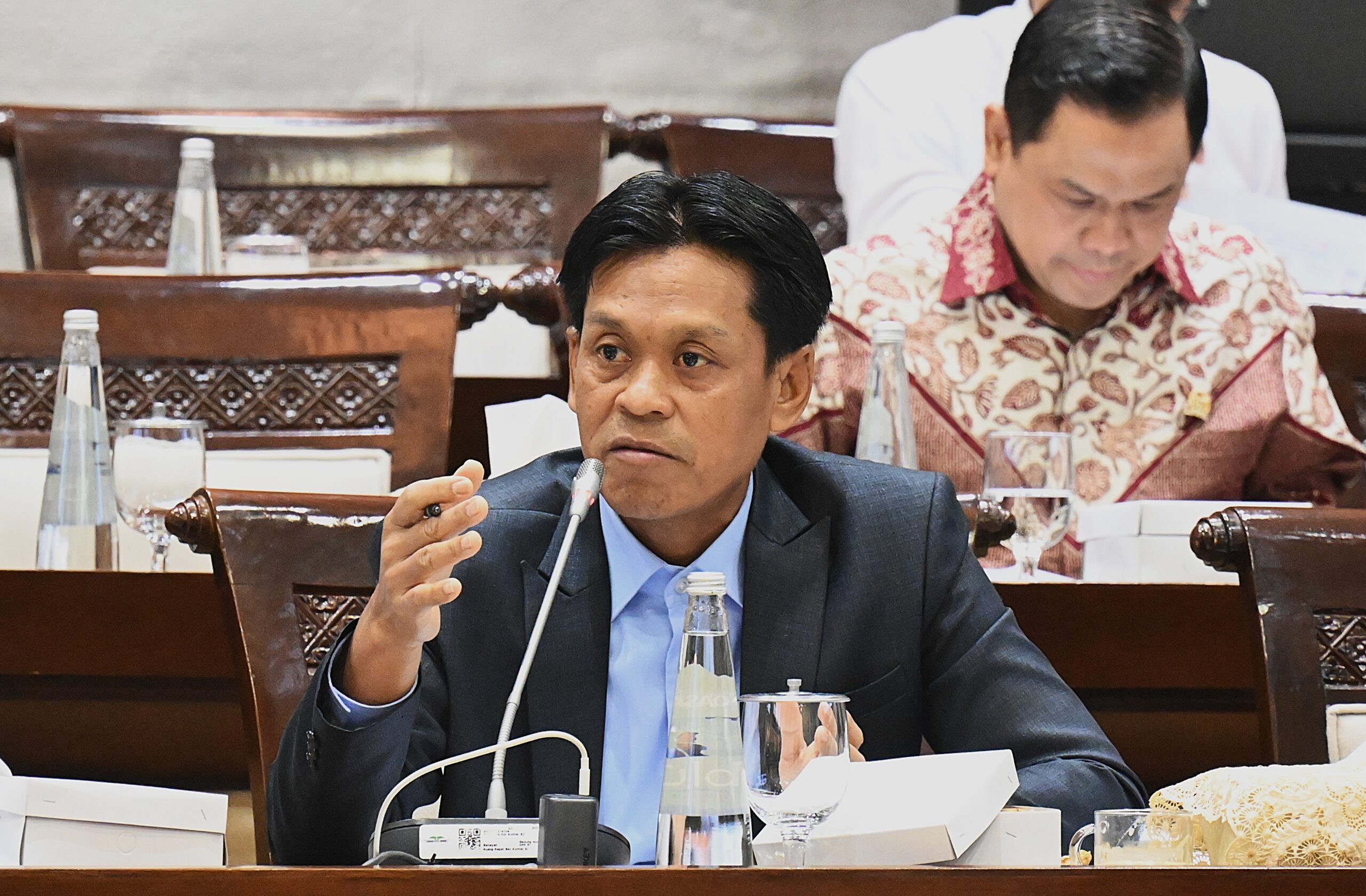 Anggota Komisi XI DPR RI Didik Haryadi dalam Rapat Kerja Komisi XI DPR RI bersama Ketua Dewan Komisioner Otoritas Jasa Keuangan (OJK) di Ruang Rapat Komisi XI, Gedung Nusantara I DPR RI, Senayan, Jakarta, Kamis (22/1/2026). Foto : Marissa/Andri.