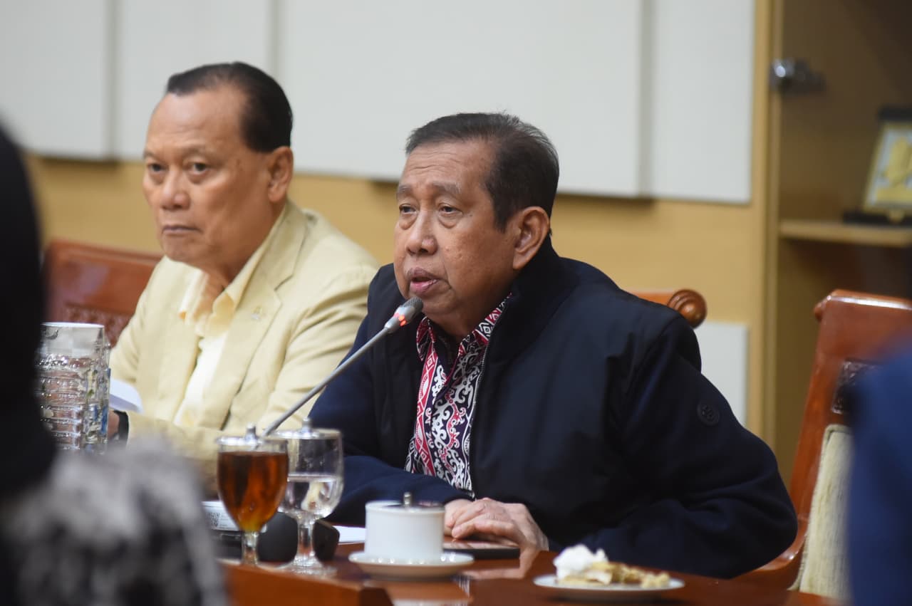 Anggota Komisi III DPR RI, Safaruddin saat rapat di Gedung Nusantara II, Senayan, Jakarta, Kamis (15/1/2026). Foto : Devi/Andri