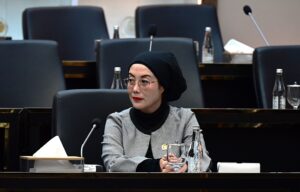 Anggota Badan Legislasi (Baleg) DPR RI Selly Andriany Gantina saat menerima audiensi Dewan Pimpinan Pusat Legiun Veteran Republik Indonesia (DPP LVRI) di Nusantara I, DPR RI, Senayan, Jakarta, Kamis (15/1/2026). Foto : Fajar/Andri.