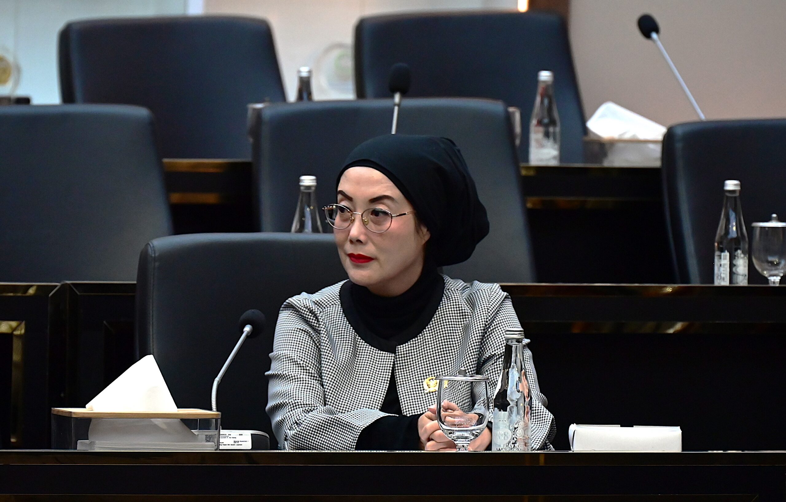 Anggota Badan Legislasi (Baleg) DPR RI Selly Andriany Gantina saat menerima audiensi Dewan Pimpinan Pusat Legiun Veteran Republik Indonesia (DPP LVRI) di Nusantara I, DPR RI, Senayan, Jakarta, Kamis (15/1/2026). Foto : Fajar/Andri.