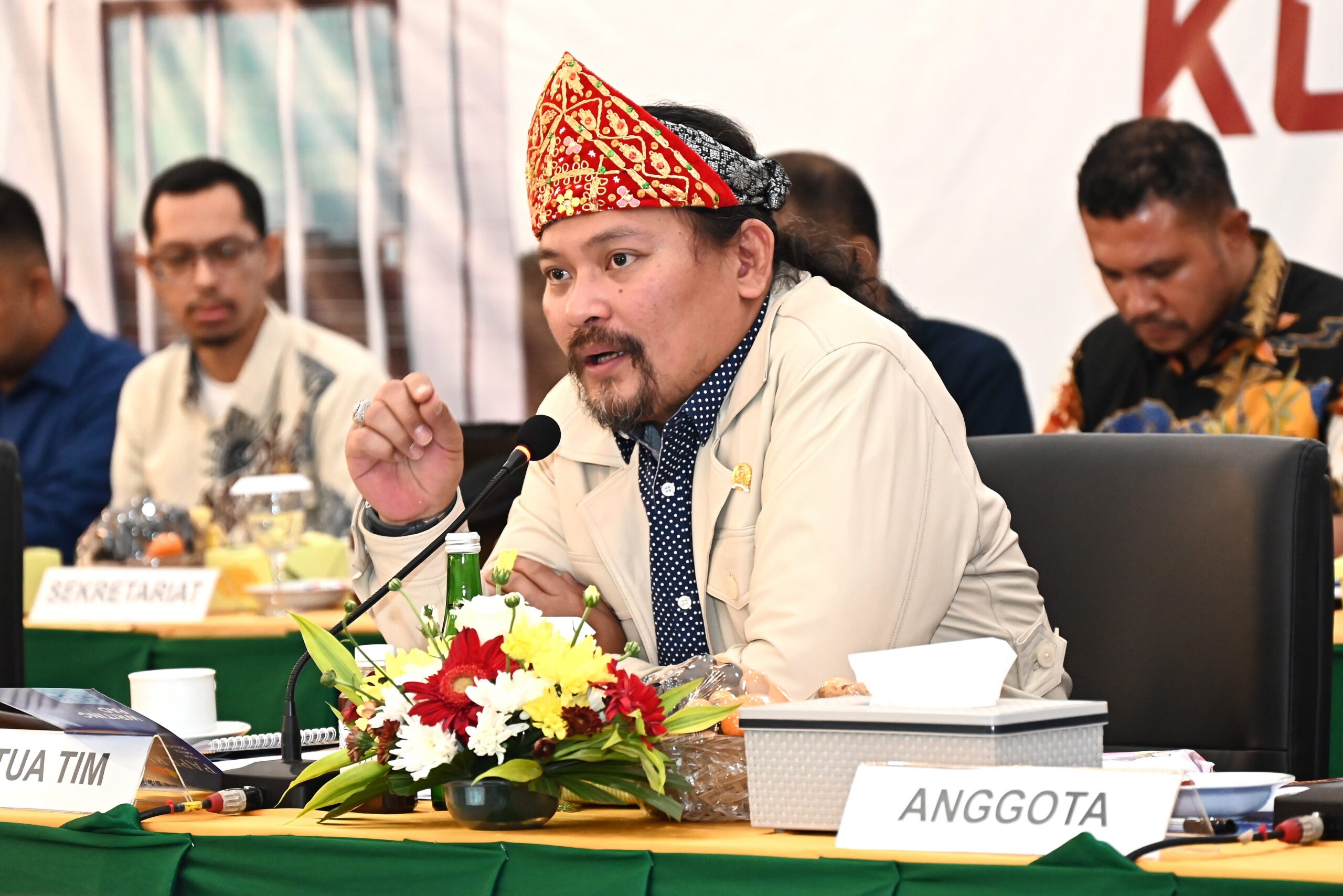 Anggota Komisi III DPR RI, Martin D. Tumbeleka Kunjungan Kerja Spesifik Panitia Kerja (Panja) Reformasi Kepolisian dan Kejaksaan di Palembang, Kamis (29/1/2026). Foto: Runi/Mahendra.
