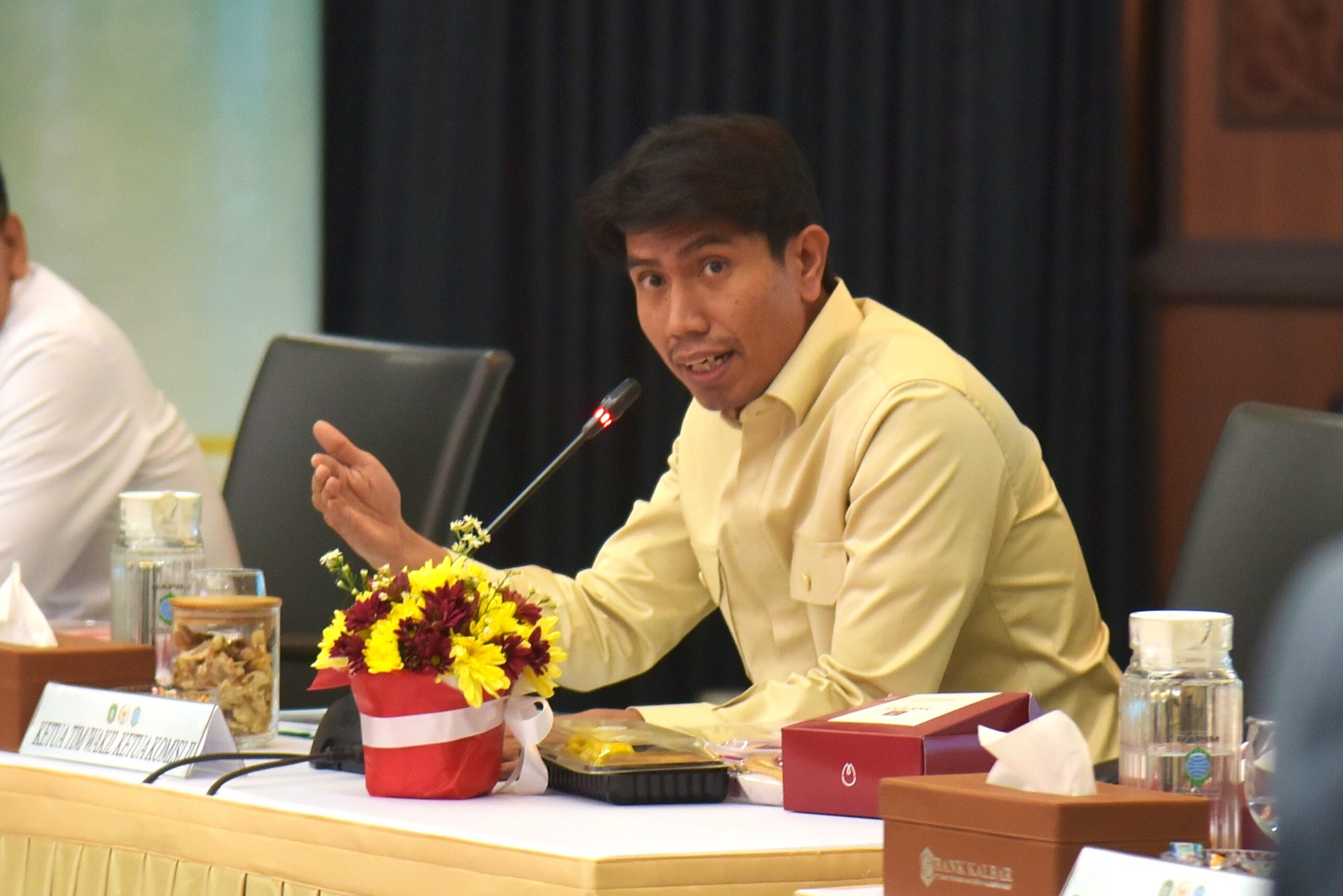 Wakil Ketua Komisi II DPR RI, Bahtra saat kunjungan spesifik Komisi II DPR RI di Pontianak, Kalimantan Barat, Rabu (22/1/2026). Foto: gys/Mahendra.