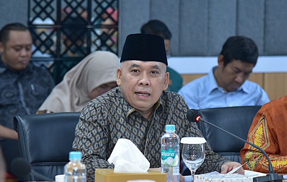 Anggota Komisi II DPR RI Heri Gunawan meninjau Kantor Pertanahan (Kantah) Kabupaten Bekasi, Provinsi Jawa Barat, Kamis (15/1/2026). Foto : Oji/Andri