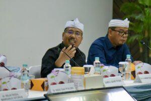 Anggota Komisi XIII DPR RI, Anwar Sadad saat menghadiri pertemuan dengan Kepala Kanwil Ditjen Imigrasi Jawa Barat, Kepala Kantor Imigrasi Bogor, dan jajaran pejabat Ditjen Imigrasi Jawa Barat, di Bogor, Jawa Barat, Kamis (22/1/2026). Foto: nap/Mahendra.