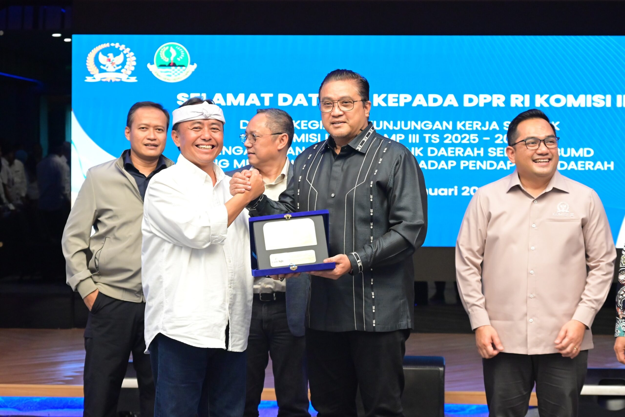 Wakil Ketua Komisi II DPR RI, Dede Macan Yusuf, saat mengikuti kunjungan kerja spesifik Komisi II DPR RI ke Bandung, Jawa Barat, Rabu (28/01/2026). Foto: Tari/Karisma.