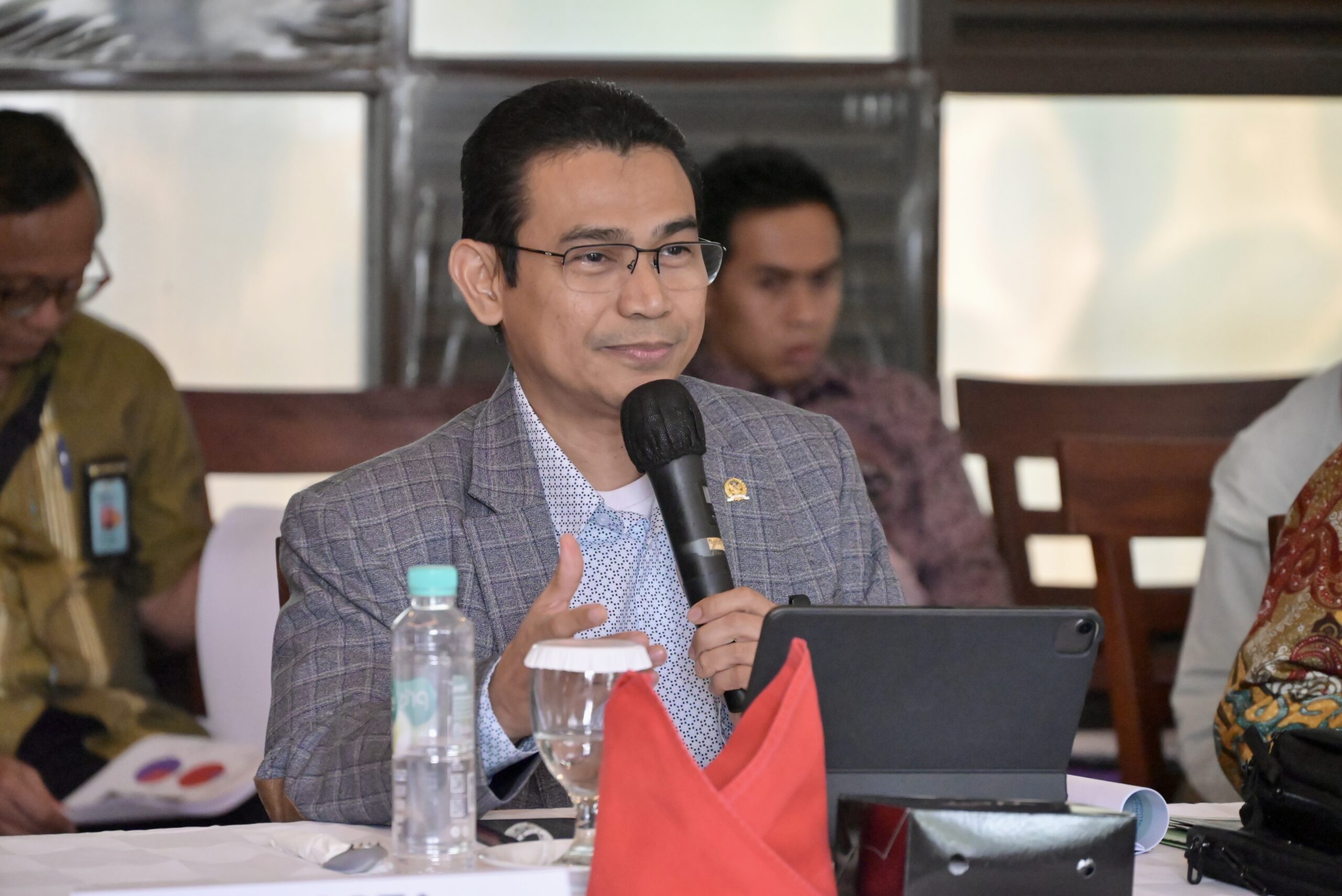 Anggota Komisi VII DPR RI Hendry Munief dalam kunjungan kerja spesifik Komisi VII DPR RI ke BSD City, Tangerang Selatan, Banten, Kamis (15/1/2026). Foto : Tra/Andri.