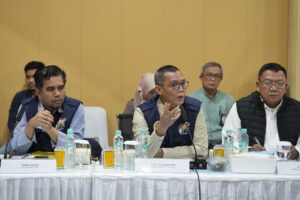 Anggota Satgas Galapana DPR RI TA Khalid dalam Rapat Koordinasi Satgas Pemulihan Pascabencana (Galapana) DPR dengan Satgas Percepatan Rehabilitasi dan Rekonstruksi Pemerintah di Banda Aceh, Aceh, Sabtu (10/1/2026). Foto : Yoga/Andri.