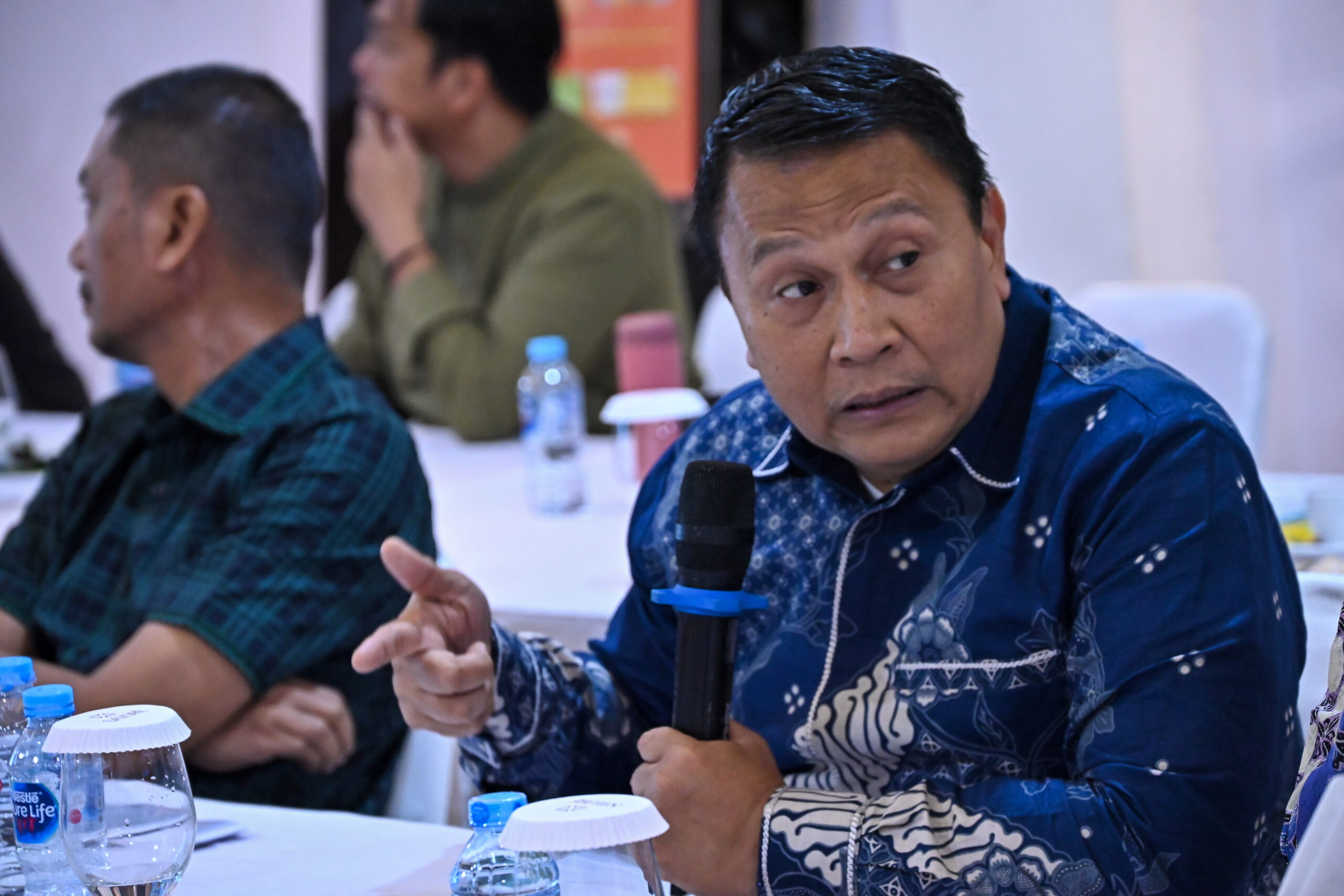 Anggota Komisi II DPR RI Mardani Ali Sera saat kunjungan kerja spesifik Komisi II DPR RI ke Kantor Wilayah ATR-BPN Jakarta Barat dan Jakarta Timur, Kamis (15/01/2026). Foto : Ndy/Andri.